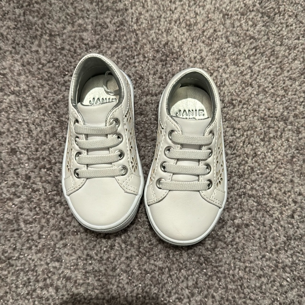Janie and Jack white sneaker